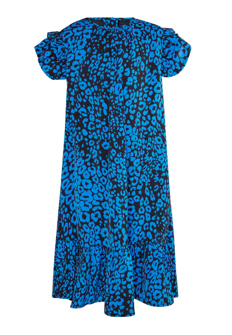 Faina Kleid Mädchen (Kids) Blau Schwarz - Image 1