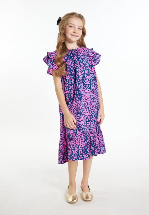 Faina Kleid Mädchen (Kids) Rosa Marine - Image 2