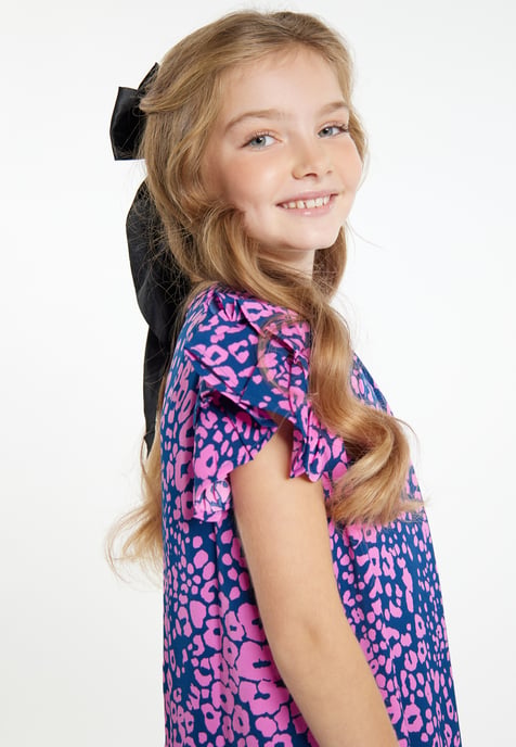 Faina Kleid Mädchen (Kids) Rosa Marine - Image 5
