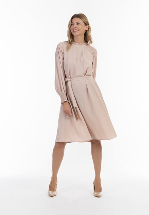 usha Midikleid Damen Rosa Beige - Image 2