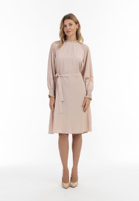 usha Midikleid Damen Rosa Beige - Image 4