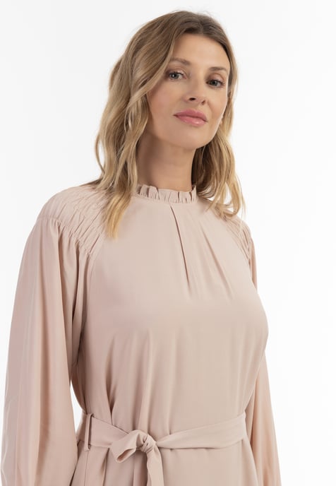 usha Midikleid Damen Rosa Beige - Image 5