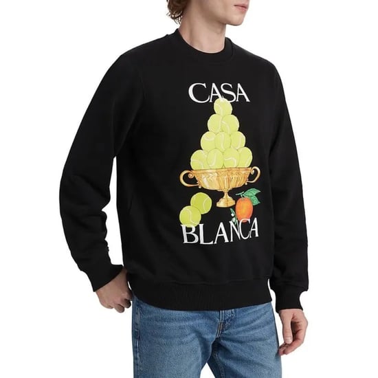 Casablanca La Corbeille D'oranges Schwarzes Sweatshirt - Image 4