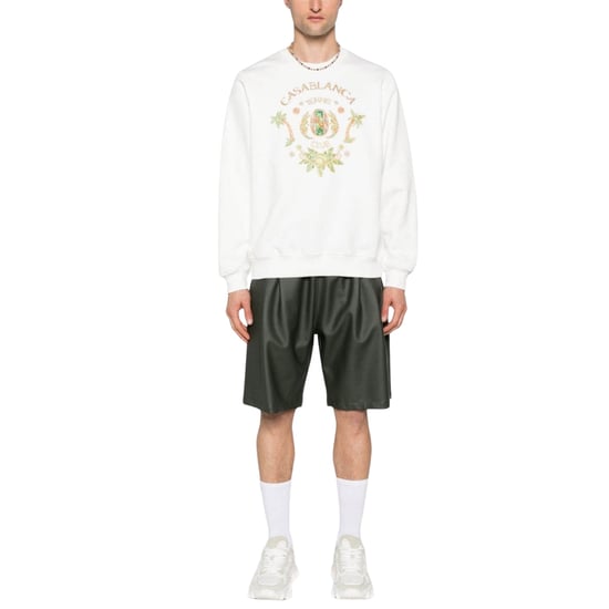 Casablanca Joyaux D' Afrique Tennis Club Bedrucktes Weißes Sweatshirt - Image 2