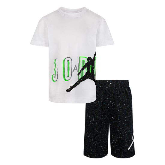 Nike - "Air Jordan" Ober- und Unterteil-Set für Kinder (Schwarz/Weiß) - Image 1