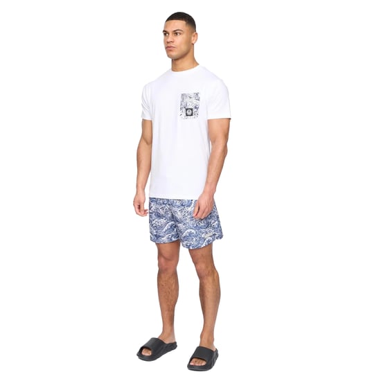 Henleys - Badeshorts für Herren, Polyester, Sommer, Regulär (Marine) - Image 4