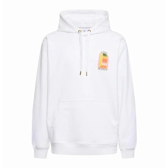 Casablanca Farbverlauf-logo Weißer Hoodie - Image 1