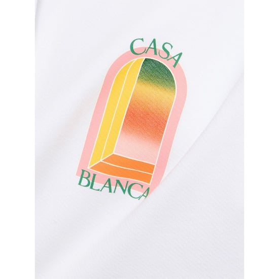 Casablanca Farbverlauf-logo Weißer Hoodie - Image 5