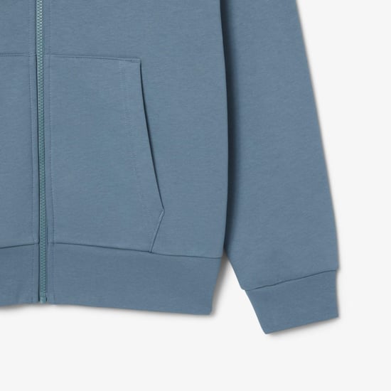 Lacoste - Hoodie mit durchgehendem Reißverschluss für Herren (Blau) - Image 6