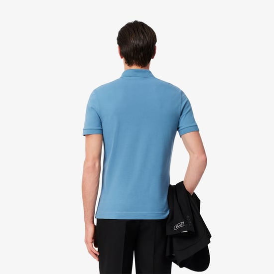 Lacoste - "Paris" Poloshirt Stretch für Herren (Himmelblau) - Image 3