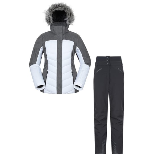 Mountain Warehouse - Skijacke und Hosen-Set für Damen, Wattiert (Weiß) - Image 1