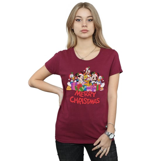 Disney - "Mickey Mouse and Friends" T-Shirt für Damen (Burgunderrot) - Image 2