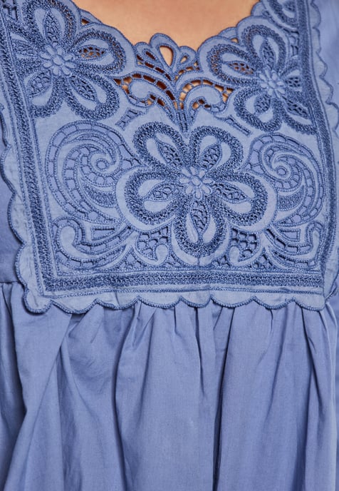 usha Kleid Damen Denimblau - Image 5
