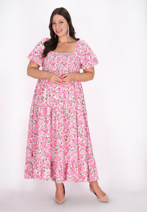 Faina Kleid in großen Größen für Damen - Rosa - Image 2