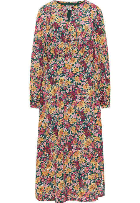 usha Maxikleid mit Blumenprint Damen Grün Mehrfarbig - Image 1