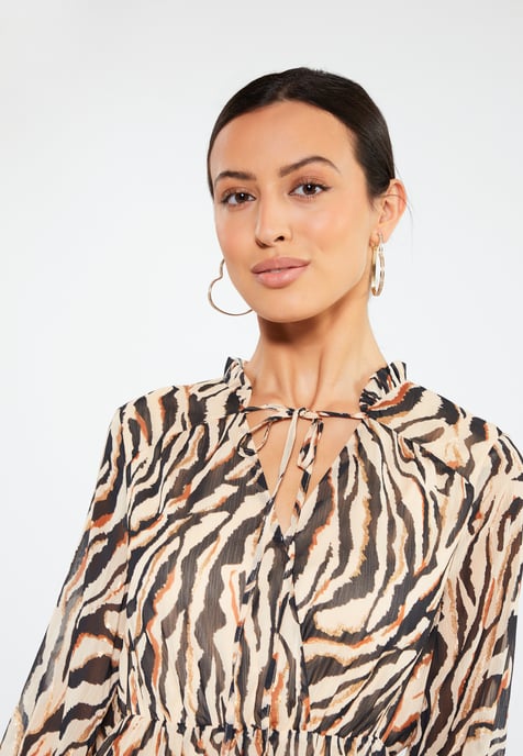 Faina Maxikleid Damen Creme - Image 4