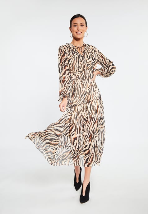 Faina Maxikleid Damen Creme - Image 5