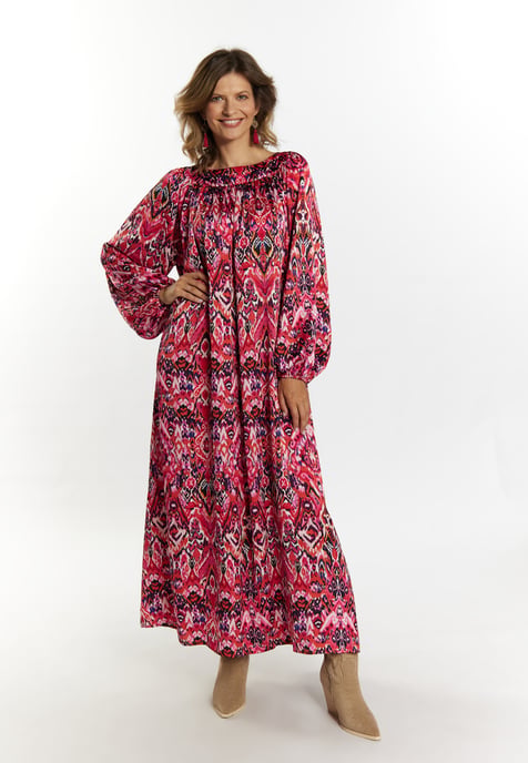 usha Maxikleid Damen Rosa Mehrfarbig - Image 2