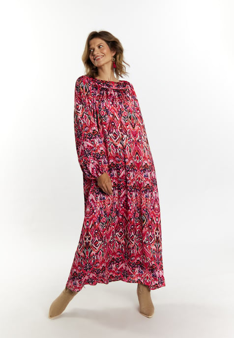 usha Maxikleid Damen Rosa Mehrfarbig - Image 5