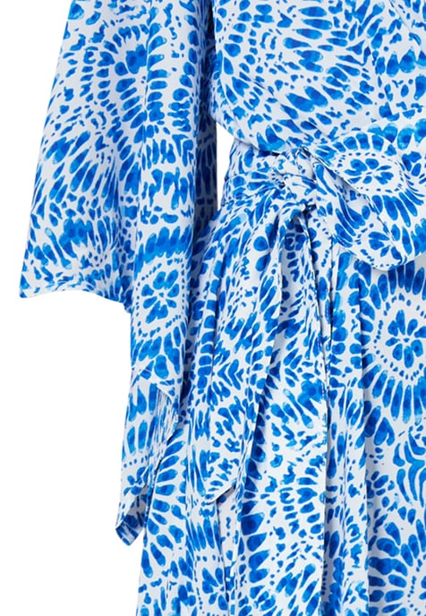 IZIA Maxikleid mit Print Damen blau - Image 3