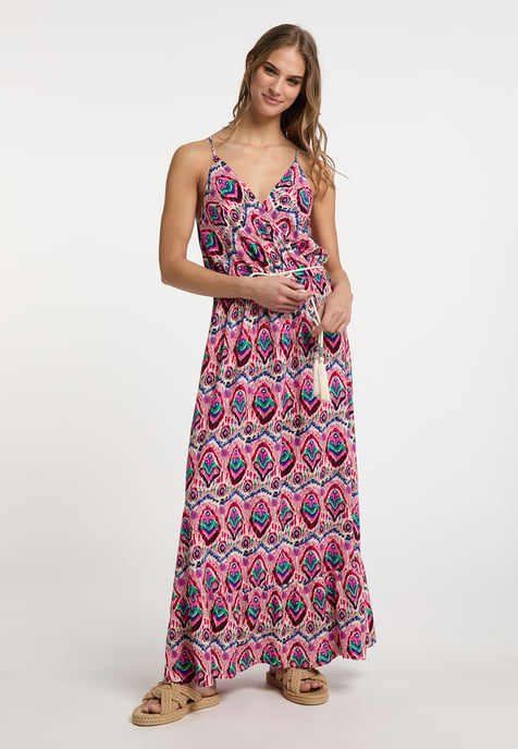 IZIA Maxikleid mit Allover-Print Damen Rosa Mehrfarbig - Image 2