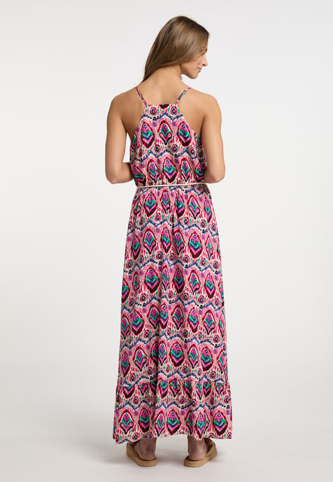 IZIA Maxikleid mit Allover-Print Damen Rosa Mehrfarbig - Image 3
