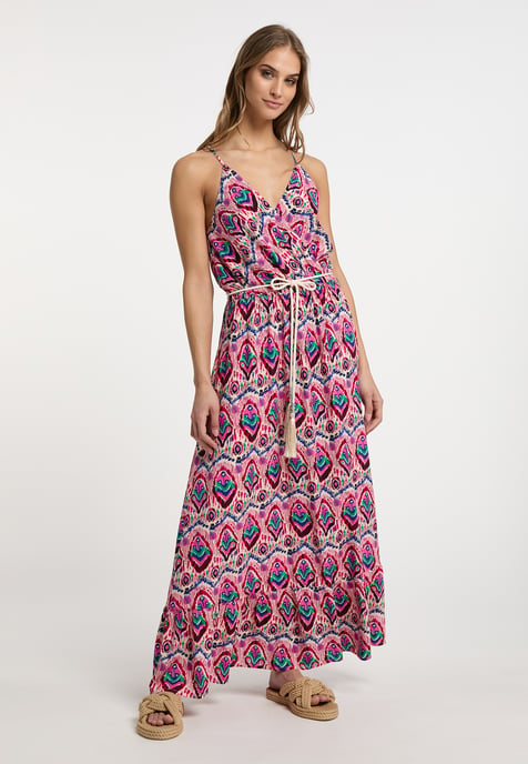 IZIA Maxikleid mit Allover-Print Damen Rosa Mehrfarbig - Image 5