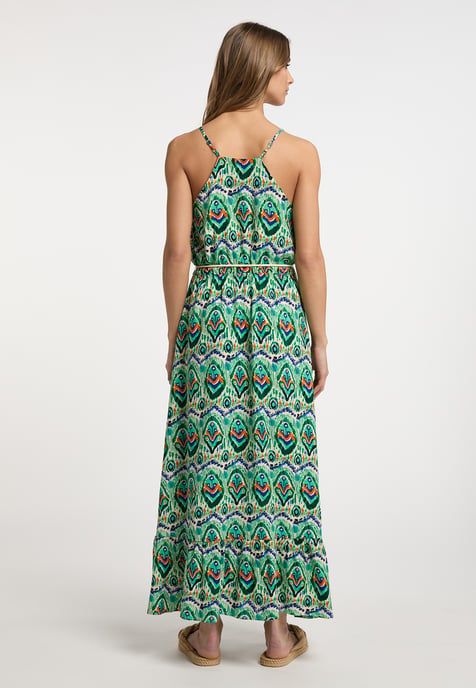 IZIA Maxikleid mit Allover-Print Damen Grün Mehrfarbig - Image 3