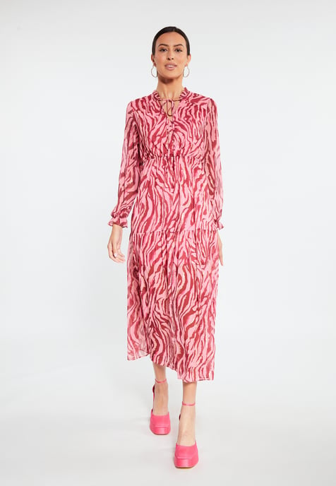 Faina Maxikleid Damen Rosa - Image 5