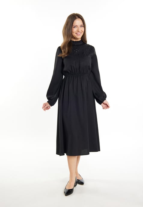 usha Midikleid Damen schwarz - Image 2