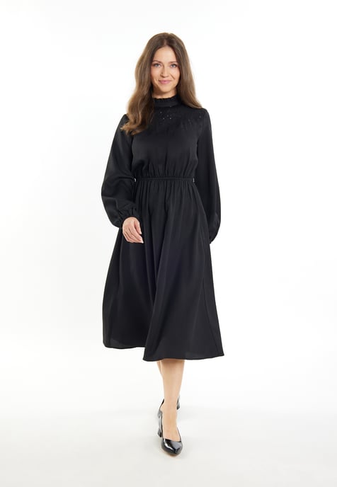 usha Midikleid Damen schwarz - Image 4
