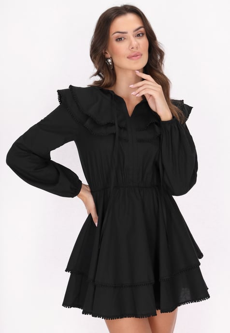 Faina Kleid Damen schwarz - Image 3