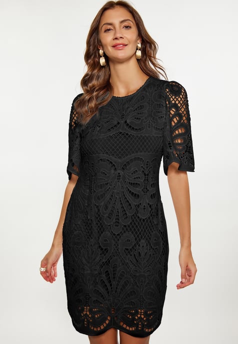 Faina Kleid Damen schwarz - Image 4