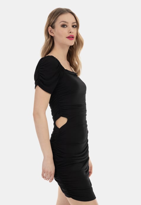 Faina Minikleid Damen schwarz - Image 3