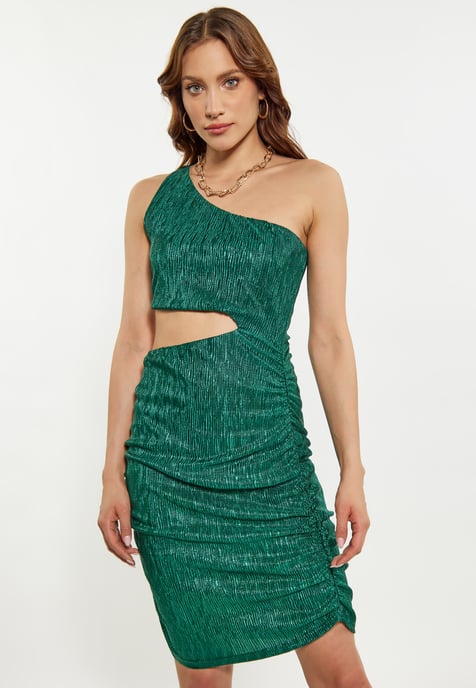 Faina Kleid Damen dunkelgrün - Image 3
