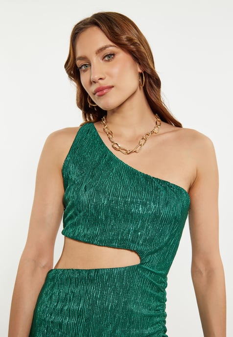 Faina Kleid Damen dunkelgrün - Image 5