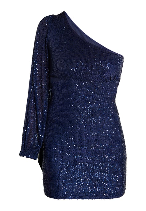 Faina One-Shoulder-Minikleid Damen Marine - Image 1