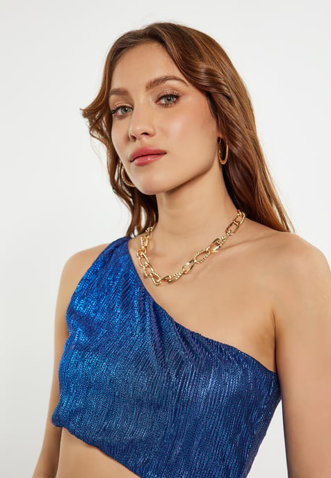 Faina Kleid Damen blau - Image 5