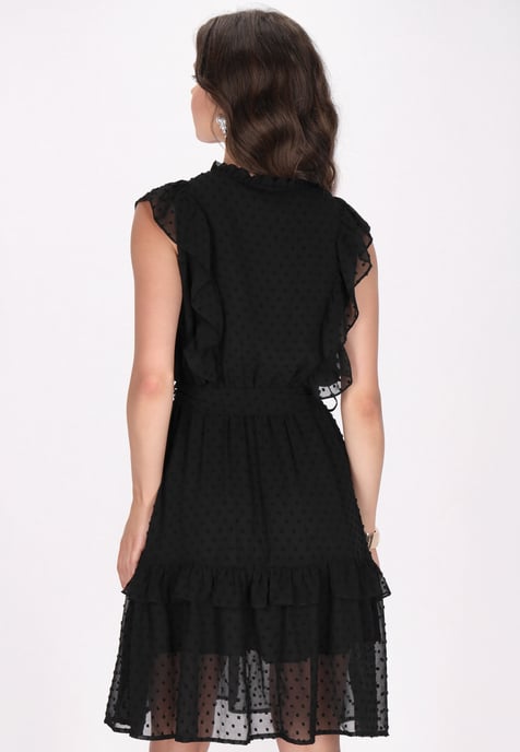 Faina Kleid Damen schwarz - Image 4