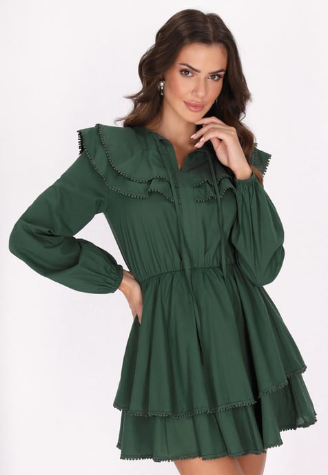 Faina Kleid Damen grün - Image 3