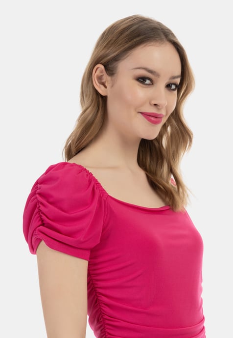 Faina Minikleid Damen Rosa - Image 5