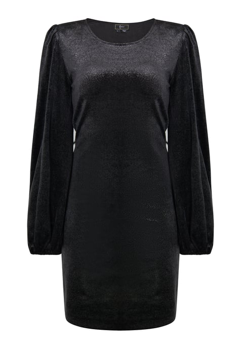 Faina Mini-Langarmkleid Damen schwarz - Image 1