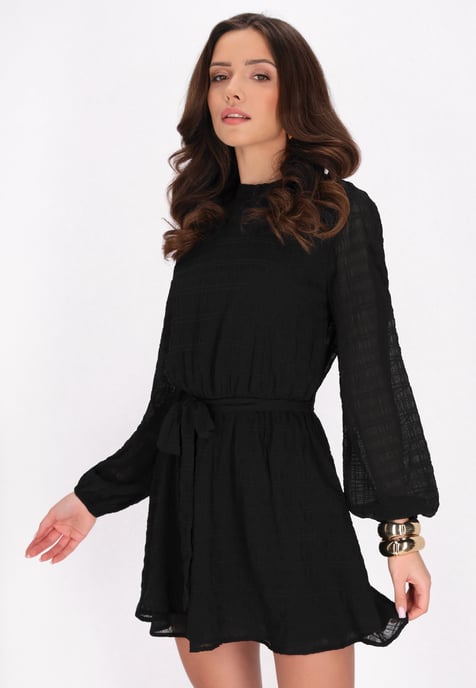 Faina Kleid Frauen Schwarz - Image 3