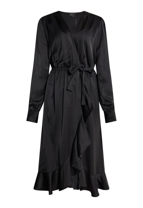 Faina Midi-Langarmkleid Damen schwarz - Image 1
