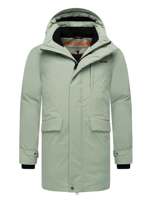 Stone Harbour Herren Winterjacke Emriis mit Fleecefutter & Kapuze - Image 1