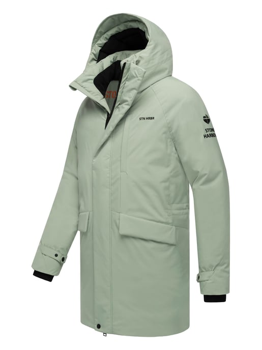 Stone Harbour Herren Winterjacke Emriis mit Fleecefutter & Kapuze - Image 3