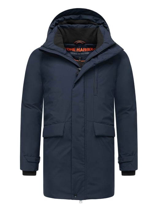 Stone Harbour Herren Winterjacke Emriis mit Fleecefutter & Kapuze - Image 1