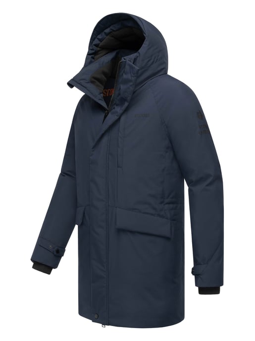 Stone Harbour Herren Winterjacke Emriis mit Fleecefutter & Kapuze - Image 3