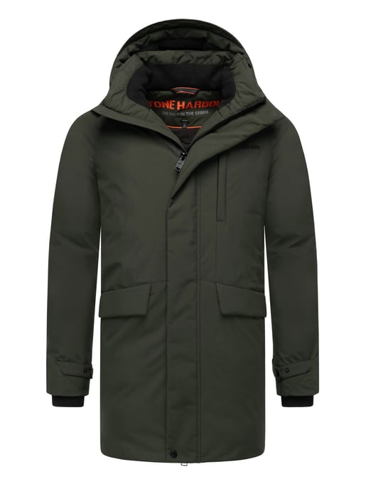 Stone Harbour Herren Winterjacke Emriis mit Fleecefutter & Kapuze - Image 1
