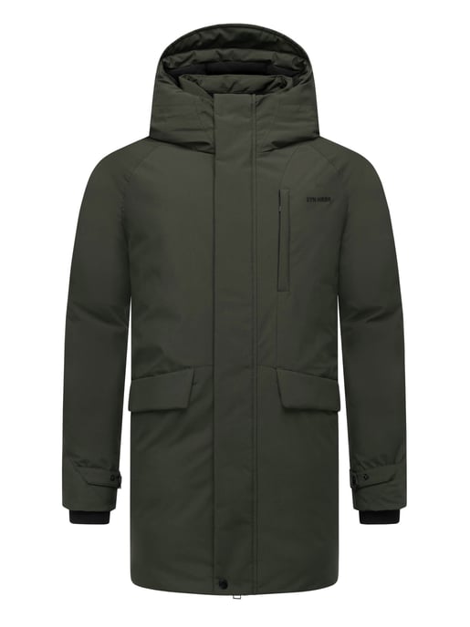 Stone Harbour Herren Winterjacke Emriis mit Fleecefutter & Kapuze - Image 2